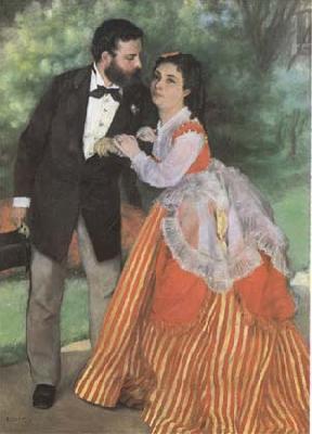 Pierre-Auguste Renoir The Painter Sisley and his Wife (mk09) oil painting image